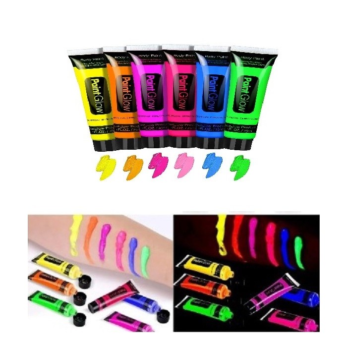 Glow paint shop