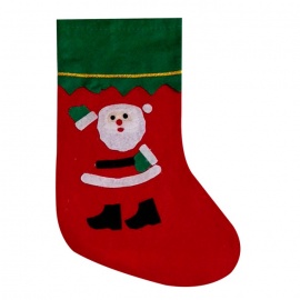 Yılbaşı Noel Baba Figürlü Hediye Çorabı