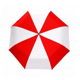Kırmızı Beyaz Okul Gösteri Şemsiyesi