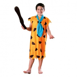 Fred Çakmaktaş Kostümü Çocuk / Taş Devri Kıyafeti
