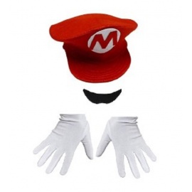 Mario Şapka Set Çocuk