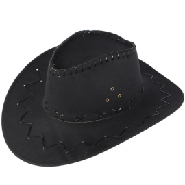 Kovboy Şapkası Nubuk Siyah