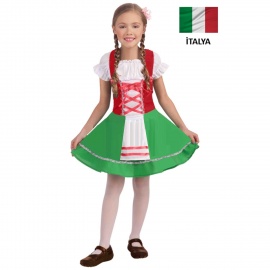 İtalya Kostümü Kız Çocuk