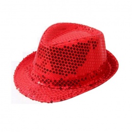 Michael Jackson Kırmızı Pullu Parti Şapkası