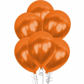 Turuncu Metalik Balon 50´li