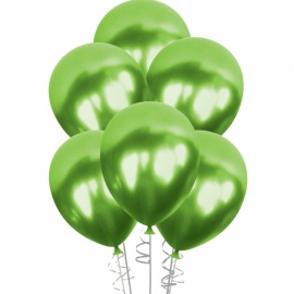 Yeşil Metalik Balon 25´li