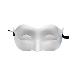 Venedik Balo Maskesi Beyaz Renk
