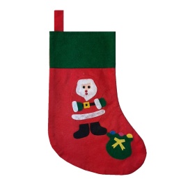 Noel Baba Figürlü Hediye Çorabı