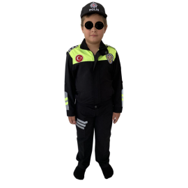 Trafik Polisi Kostümü Çocuk 