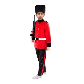 İngiliz Muhafız Asker Kostümü Çocuk 
