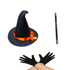 Halloween Cadı Parti Seti Çocuk