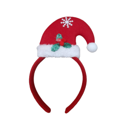 Yılbaşı Noel Baba Şapkası Figürlü Taç