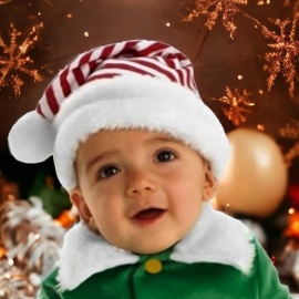 Elf Şapkası Bebek