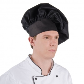 Aşçı Şapkası Yetişkin Siyah