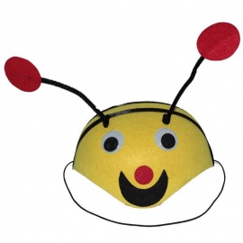 Arı Başlığı Hayvan Şapkası Sarı Renk