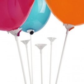 Plastik Balon Çubuğu 50 Adet