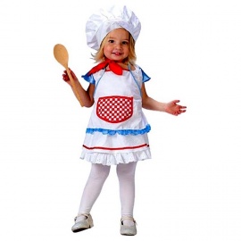 Aşçı Kostümü Kız Çocuk