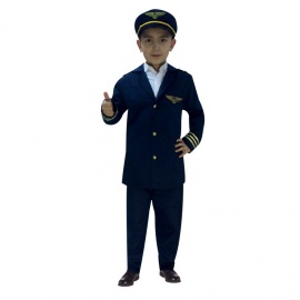 Pilot Kostümü Çocuk Meslek Kıyafeti