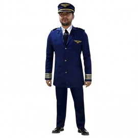 Pilot Kostümü Yetişkin Erkek