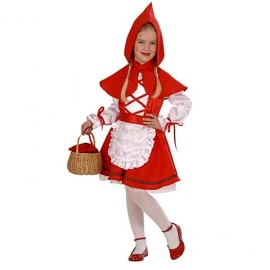 Kırmızı Başlıklı Kız Kostümü Çocuk