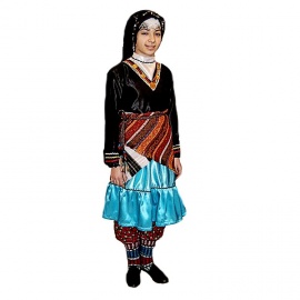Karadeniz Yöresi Kız Çocuk Kıyafeti / Kostümü