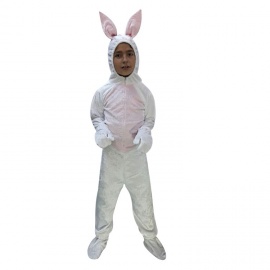 Tavşan Kostümü Beyaz Çocuk