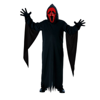 Çığlık Kostümü Kırmızı Maskeli Çocuk