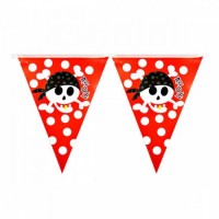 Korsan Baskılı Bayrak Flama