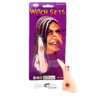 Halloween Plastik Cadı Burnu