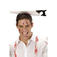 Kafaya Geçen Testere Halloween