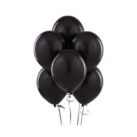 Siyah Metalik Balon 50´li