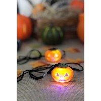 Halloween Işıklı Kabak Kolye