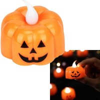 Cadılar Bayramı Halloween Balkabağı Işıklı Mum