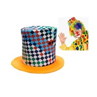 Renkli Melon Palyaço Şapkası