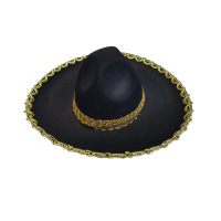 Meksika Şapkası Altın Şeritli Çocuk 