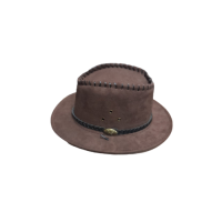 Kovboy Şapkası Nubuk Kahverengi Çocuk 