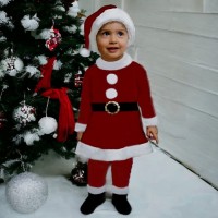 Bebek Noel Kostümü Polar