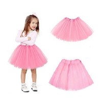 Tütü Etek Bale Eteği Gösteri Eteği Pembe Renk Çocuk 