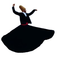 Mevlevi Semazen Kostümü Siyah Yetişkin