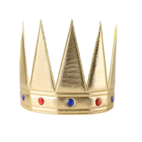 Kral Tacı Kumaş Altın Renk