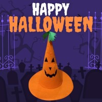 Balkabağı Şapkası Halloween Yetişkin