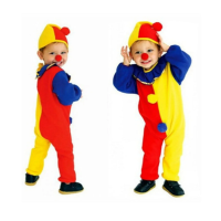 Kukuletalı Tulum Palyaço Kostümü Bebek