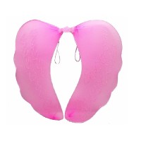 Pembe Tüylü Tül Peri Kanadı 