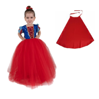 Pamuk Prenses Kostümü Kırmızı Tüllü Çocuk