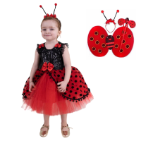 Uğur Böceği Kostümü Tüllü Çocuk