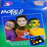 Palyaço Yüz Boyama Makyaj Set 