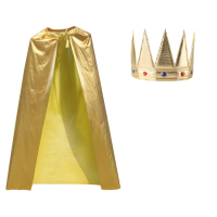 Kral Pelerin Taç Set Çocuk 