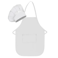 Aşçı Önlüğü ve Şapka Set Beyaz Çocuk