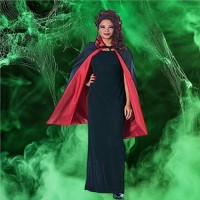 Çift Taraflı Yakalı Vampirella Pelerini