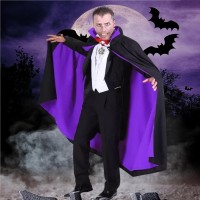 Çift Taraflı Vampir Pelerini Mor Yetişkin